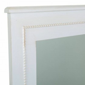 Specchio da parete Alexandra House Living Bianco Vetro Legno di abete 3 x 90 x 70 cm