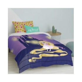 Set di copripiumino HappyFriday Mr Fox Long braid  Multicolore Singolo 2 Pezzi