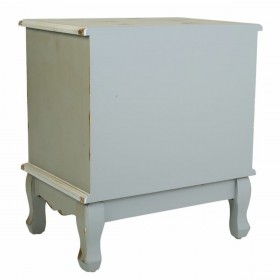 Comodino Alexandra House Living Grigio 36 x 56 x 50 cm
