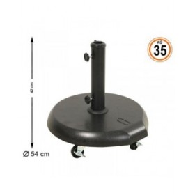 Base per Ombrellone Nero Con ruote