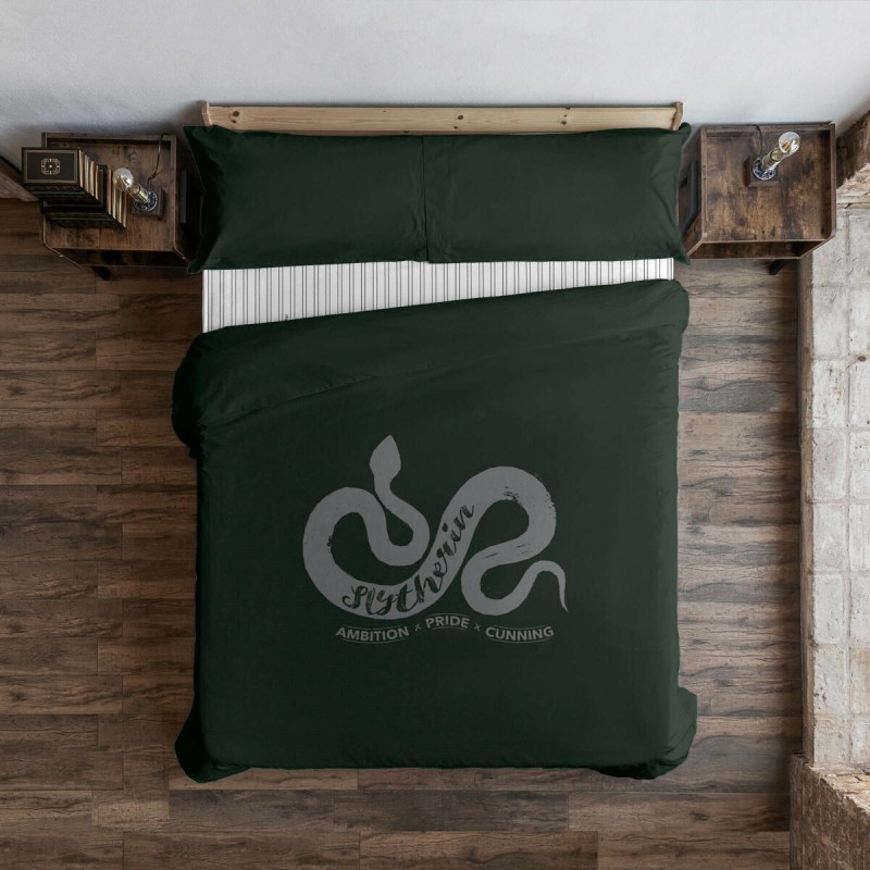 Copripiumino Harry Potter Slytherin Value Multicolore 175 Fili 220 x 220 cm Ala francese