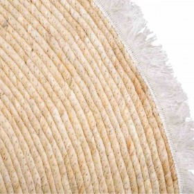 Tappeto Alexandra House Living Bianco Naturale 120 x 120 cm Circolare