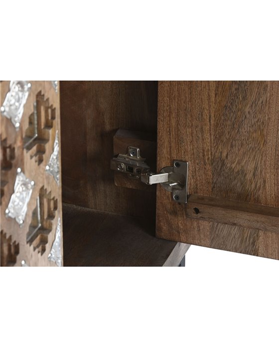 Tappeto Alexandra House Living Bianco Naturale 100 x 100 cm Circolare