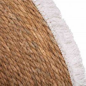 Tappeto Alexandra House Living Bianco Naturale 100 x 100 cm Circolare
