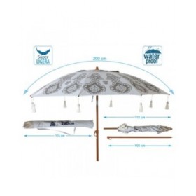 Ombrellone Ø 200 cm SPF50+ Orientale