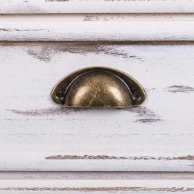Ingresso con Cassetti Alexandra House Living Bianco Legno di paulownia 30 x 80 x 65 cm