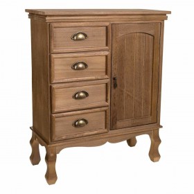 Ingresso con Cassetti Alexandra House Living Marrone Legno di paulownia 30 x 80 x 65 cm