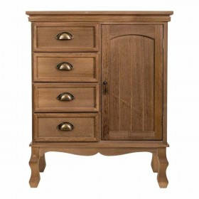 Ingresso con Cassetti Alexandra House Living Marrone Legno di paulownia 30 x 80 x 65 cm