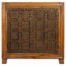 Ingresso Alexandra House Living Legno Ottone 42 x 100 x 100 cm