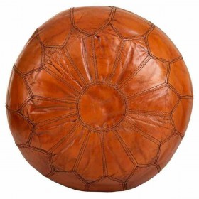 Puff Alexandra House Living Pelle 48 x 35 x 48 cm