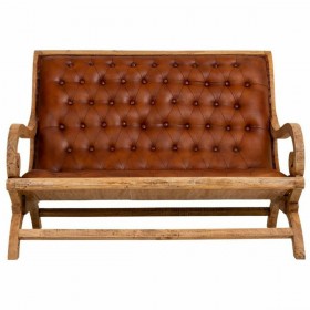 Divano Alexandra House Living Marrone 100 x 95 x 128 cm