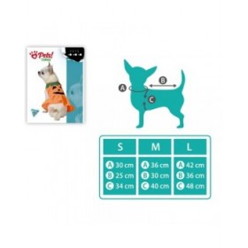 Costume per Cane Zucca Taglia L