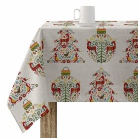 Tovaglia in resina antimacchia Belum Merry Christmas Multicolore 100 x 150 cm