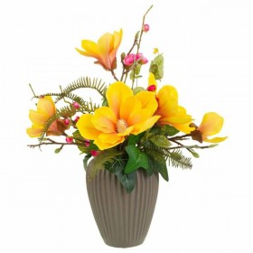 Fiori Decorativi Alexandra House Living Multicolore Poliuretano Porcellana 24 x 44 x 43 cm