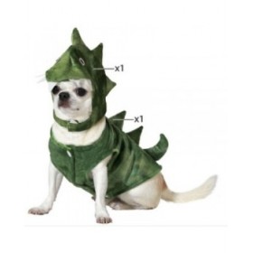 Costume per Cane Taglia S Dinosauro