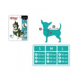 Costume per Cane Taglia S Dinosauro