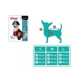 Costume per Cane L Pirata