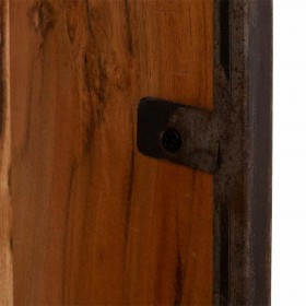 Scaffale Alexandra House Living Naturale Ferro Legno di acacia 40 x 180 x 60 cm