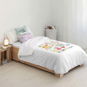 Copripiumino Peppa Pig Together Multicolore 175 Fili 180 x 220 cm