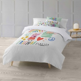 Copripiumino Peppa Pig Together Multicolore 175 Fili 140 x 200 cm