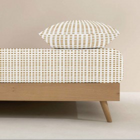 Lenzuolo con angoli aderenti Kids&Cotton Huali Multicolore Singolo 90 x 200 cm