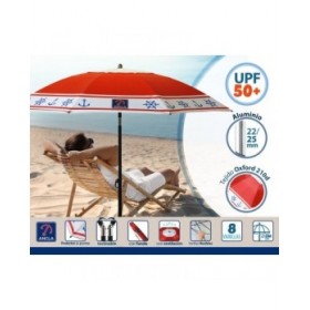 Ombrellone Rosso Ø 200 cm SPF50+ Ancora