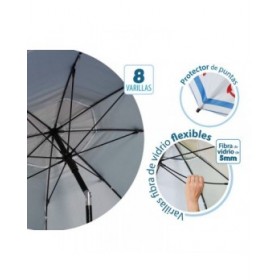 Ombrellone Azzurro Ø 200 cm SPF50+ Ancora