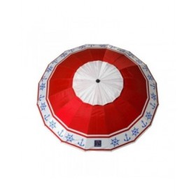 Ombrellone Rosso Ø 220 cm SPF50+ Ancora