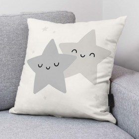 Fodera per cuscino Kids&Cotton Nadir A Grigio 50 x 50 cm