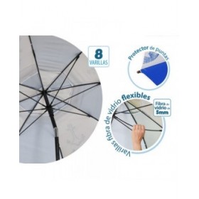 Ombrellone Azzurro Ø 200 cm SPF50+ Marino