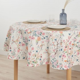 Tovaglia in resina antimacchia Belum 0120-341 Multicolore Ø 140 cm