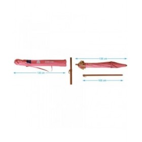 Ombrellone Corallo 220 cm UPF 50+