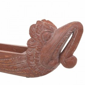 Centrotavola Alexandra House Living Marrone Legno 22 x 10 x 85 cm Drago