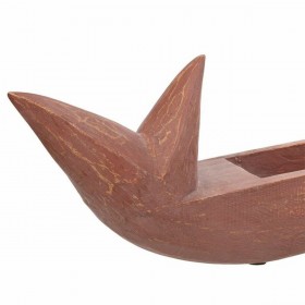 Centrotavola Alexandra House Living Marrone Legno 22 x 10 x 85 cm Drago