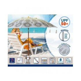 Ombrellone Bianco Ø 180 cm SPF50+ Boho
