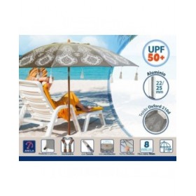Ombrellone Grigio Ø 200 cm SPF50+ Boho