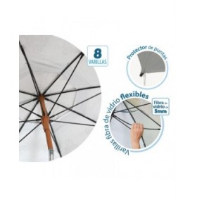 Ombrellone Grigio Ø 200 cm SPF50+ Boho