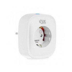 Presa Intelligente KSIX Smart Energy Slim WIFI 250V Bianco