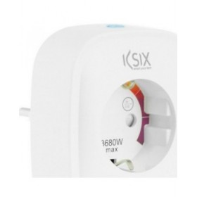 Presa Intelligente KSIX Smart Energy Slim WIFI 250V Bianco