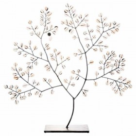 Statua Decorativa Alexandra House Living Metallo Conchiglia Albero 52 x 10 x 54 cm