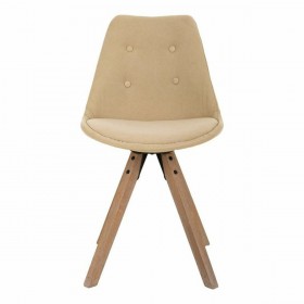 Sedia da Sala da Pranzo Alexandra House Living Crema 44 x 84 x 48 cm