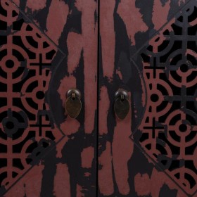 Ingresso con Cassetti Alexandra House Living Rosso Legno di abete Legno MDF 36 x 78 x 66 cm