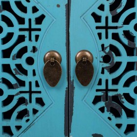 Ingresso Alexandra House Living Azzurro Legno di abete Legno MDF 32 x 75 x 48 cm