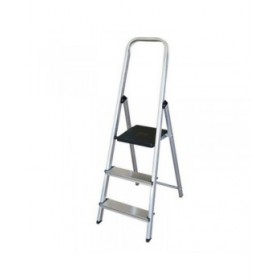 Scala Pieghevole a 3 Scalini Alluminio