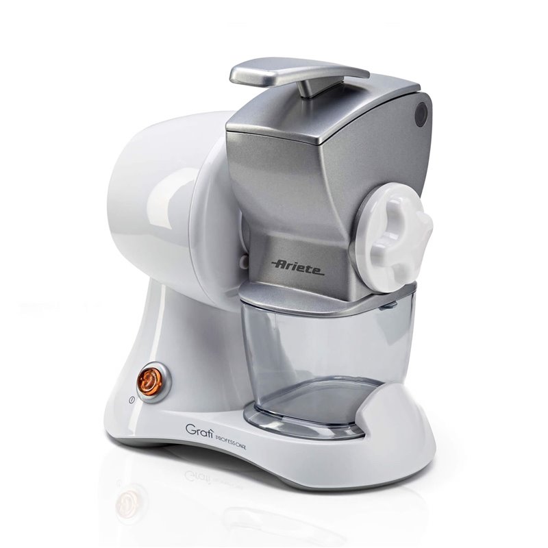 Ariete 448 Gratì Professional - Grattugia elettrica con rullo professionale - tramoggia in metallo - contenitore estraibile - 12