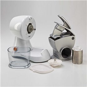 Ariete 448 Gratì Professional - Grattugia elettrica con rullo professionale - tramoggia in metallo - contenitore estraibile - 12