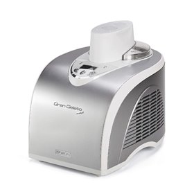 Ariete 693 Gran Gelato Metal - Gelatiera Autorefrigerante con Compressore - Gelati e Sorbetti - Cestello Removibile 1 L - Displa