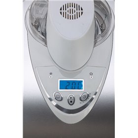 Ariete 693 Gran Gelato Metal - Gelatiera Autorefrigerante con Compressore - Gelati e Sorbetti - Cestello Removibile 1 L - Displa