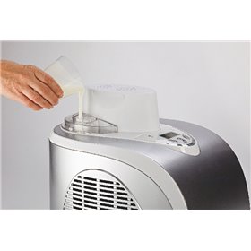 Ariete 693 Gran Gelato Metal - Gelatiera Autorefrigerante con Compressore - Gelati e Sorbetti - Cestello Removibile 1 L - Displa