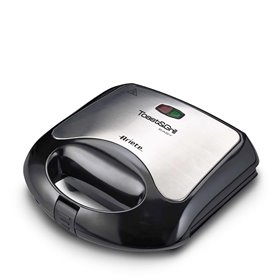 Ariete 1980 Piastra per Panini - Toast &amp Grill Easy - Griglia elettrica con coperchio - Sandwich maker - Hot dog - Hamburger